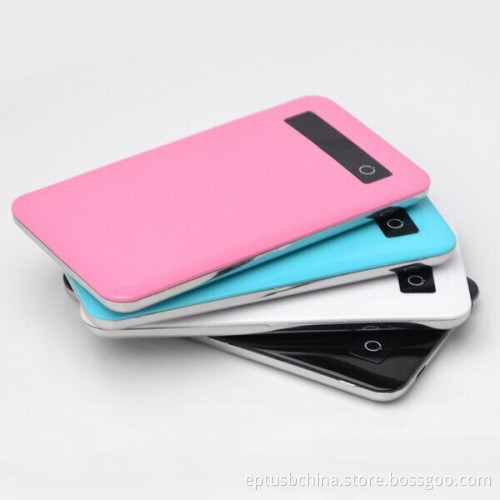 5000 mAh LED Indicator Super Thin Touchscreen Power Bank (EP034)